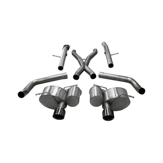 Corsa 12-20 Jeep Grand Cherokee SRT 2.75in Dual Rear Xtreme Cat-Back Exhaust - Black PVD Tip Finish